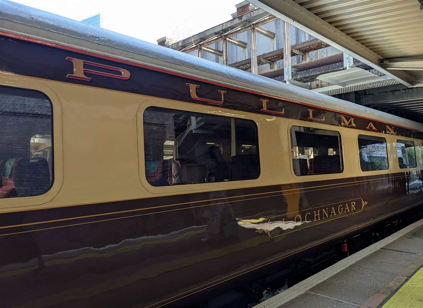 One of the vintage carriages which formed our train