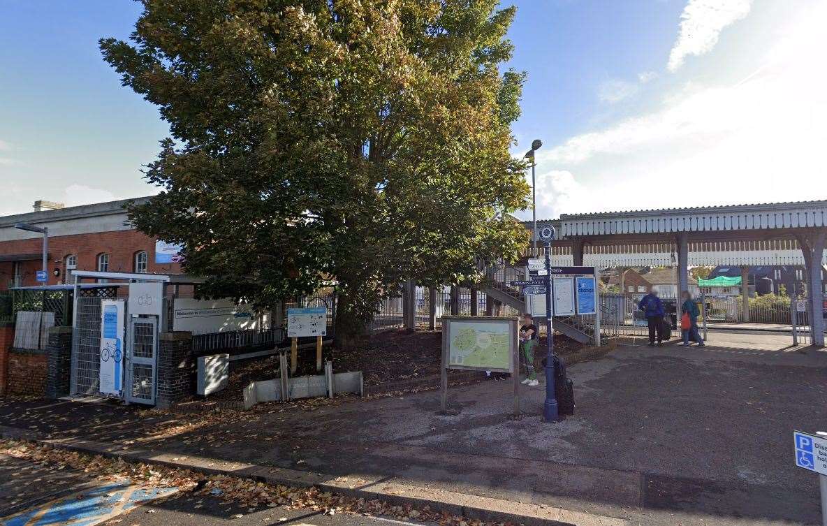 There were delays at Whitstable railway station following reports of trespassing. Picture: Google