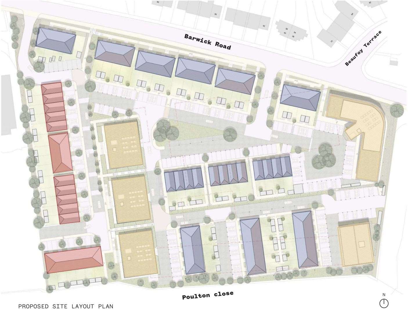 How the estate would be set out. Picture: Hollaway Studios