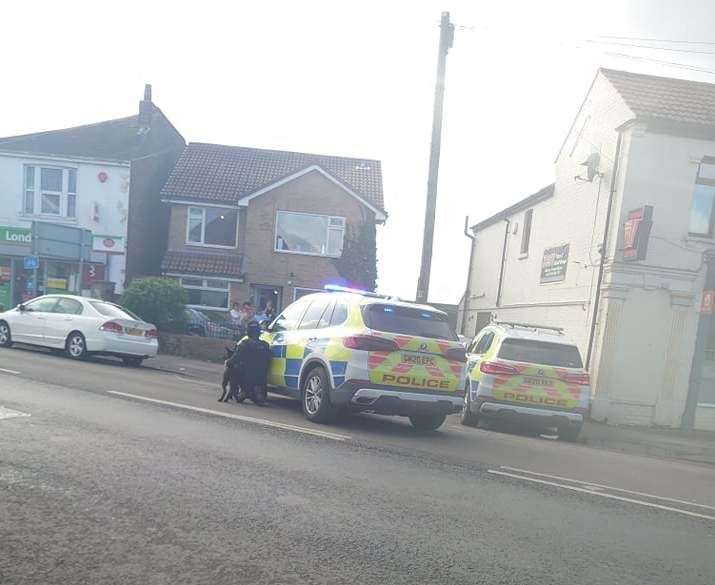 Armed police were called to Margate Road, Ramsgate