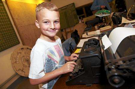 Jake Eve at an open day at the Cold War bunker