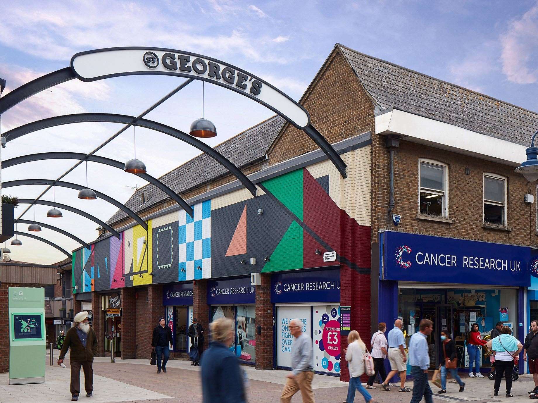 There are big plans to transform the shopping centre. Picture: Gravesham council