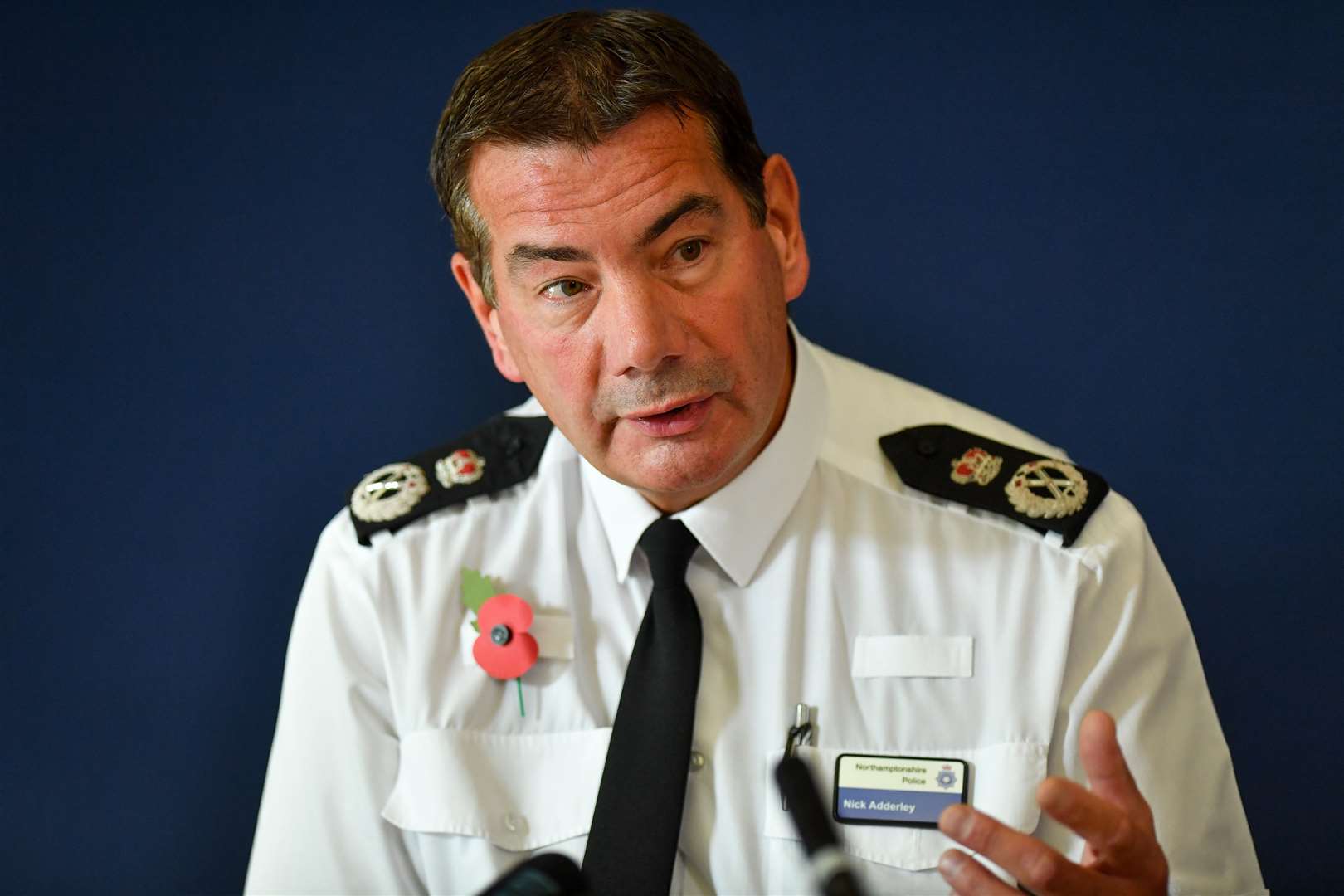 Northamptonshire Police Chief Constable Nick Adderley (Jacob King/PA)