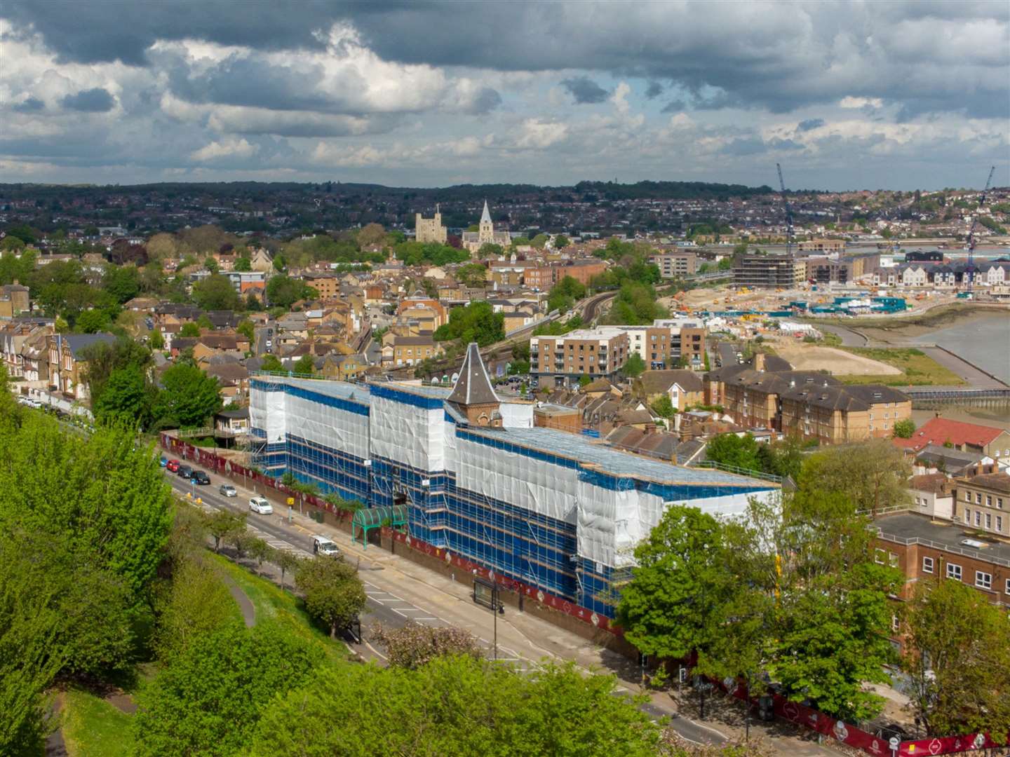 Redevelopment work and how new apartments and homes at St Bart's Hospital in Rochester will look. Picture: MCR Property Group