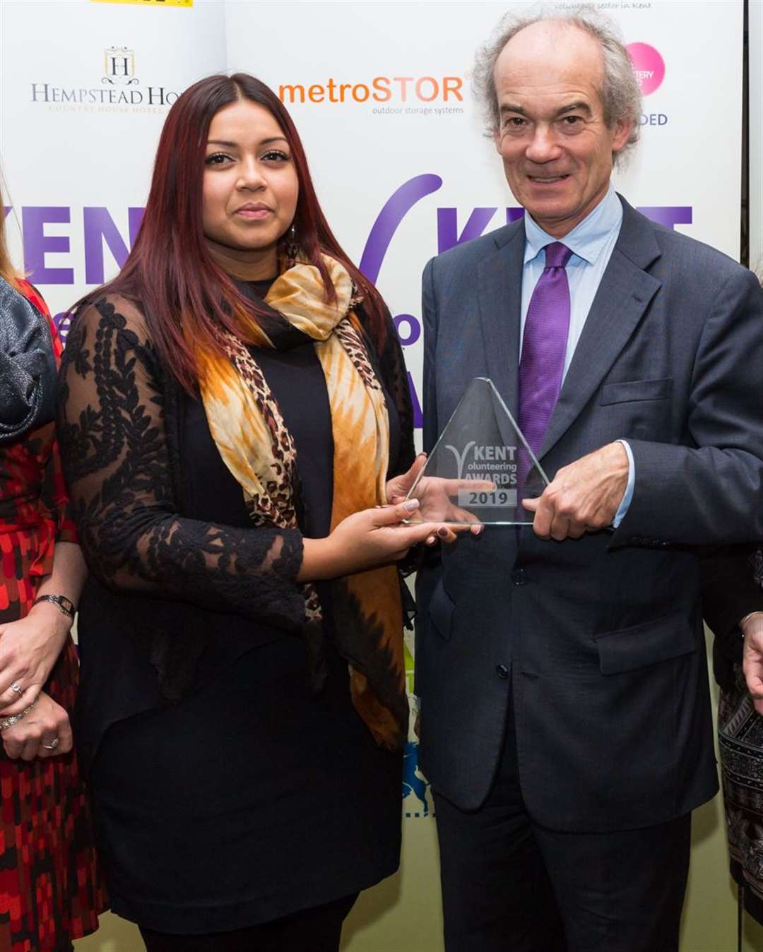 DAVSS CEO Henu Cummins at the Kent Volunteering Awards last year Picture: Martin Apps