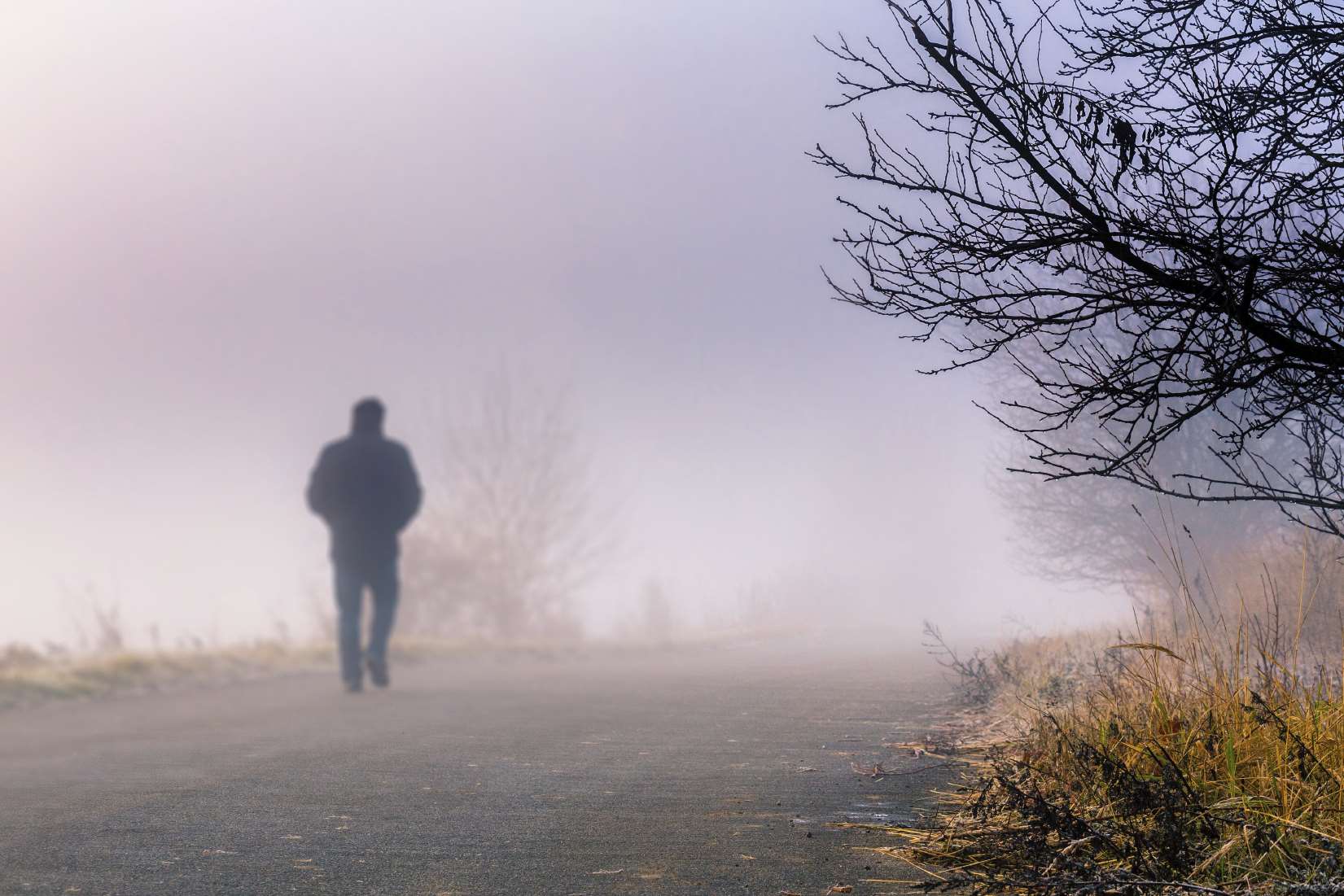 Research shows that men are less likely to ask for help from friends, family or mental health services than women. Stock picture