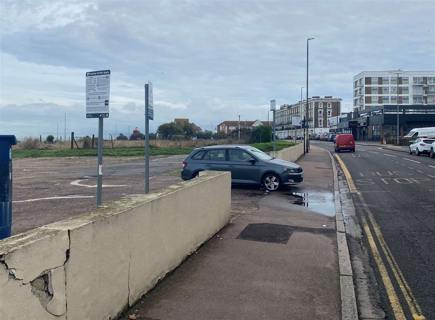 Brenda Reed and her niece mistakenly parked at the Lido car park in Margate