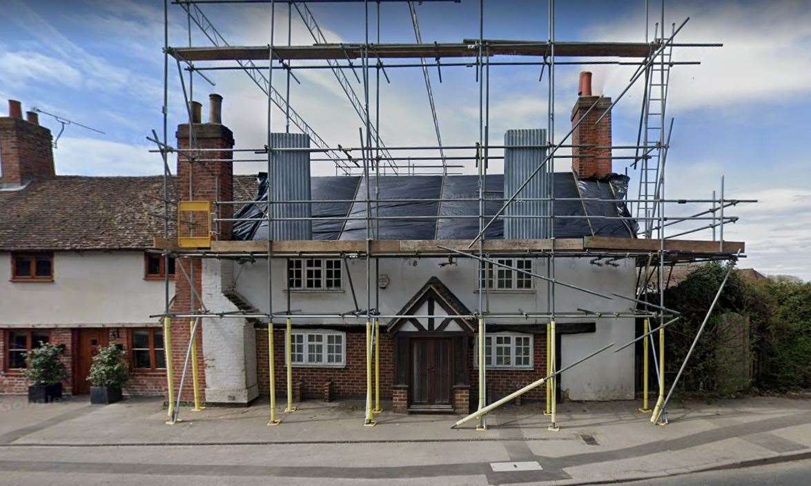 The cottage before Storm Eunice hit. Picture: Google Maps