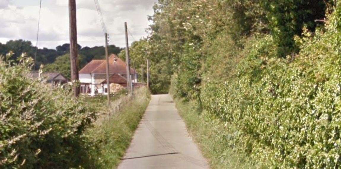 Emergency services were called to Underhill Road in Cheriton, Folkestone. Picture: Google