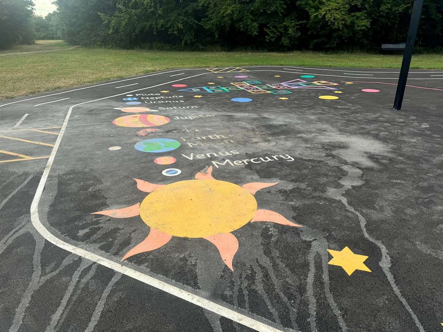 The new playpark at Harvestfield Recreation Area in Crockenhill has been vandalised. Picture: Crockenhill Parish Council