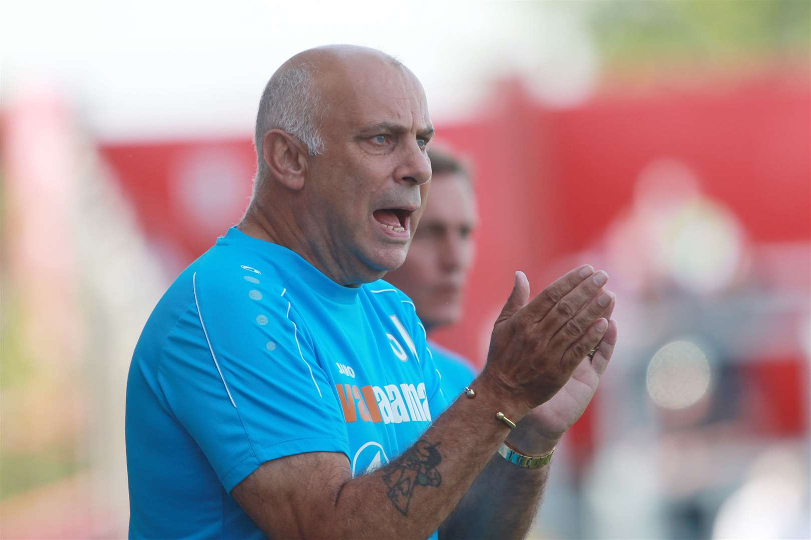 Ebbsfleet manager Garry Hill Picture: John Westhrop