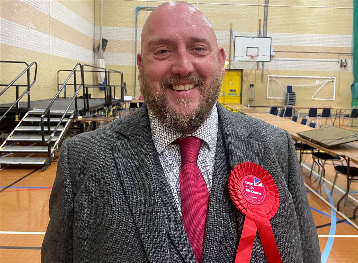 Labour's Kevin McKenna has been elected as the new MP for Sittingbourne and Sheppey