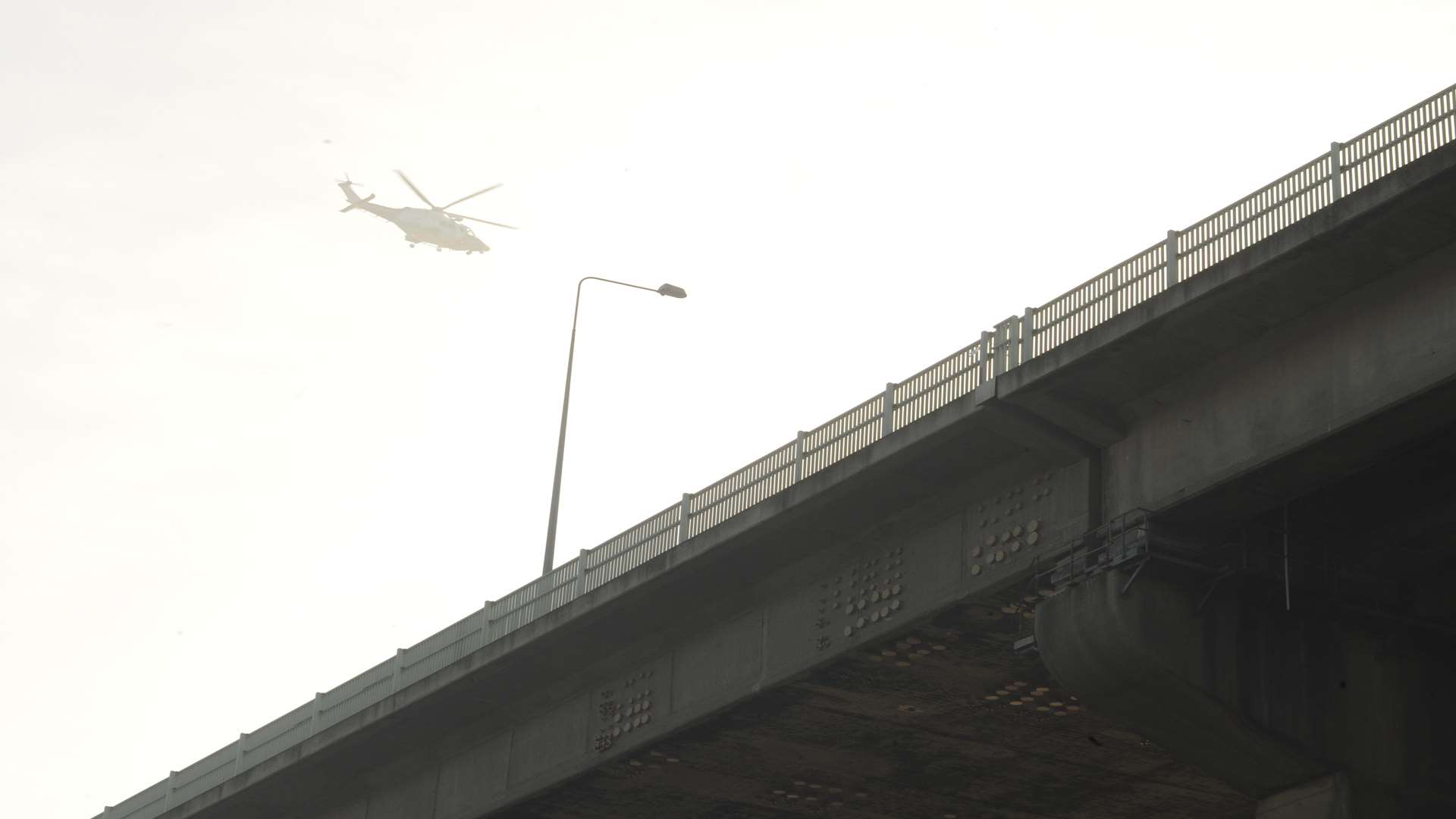 The M2 motorway bridge