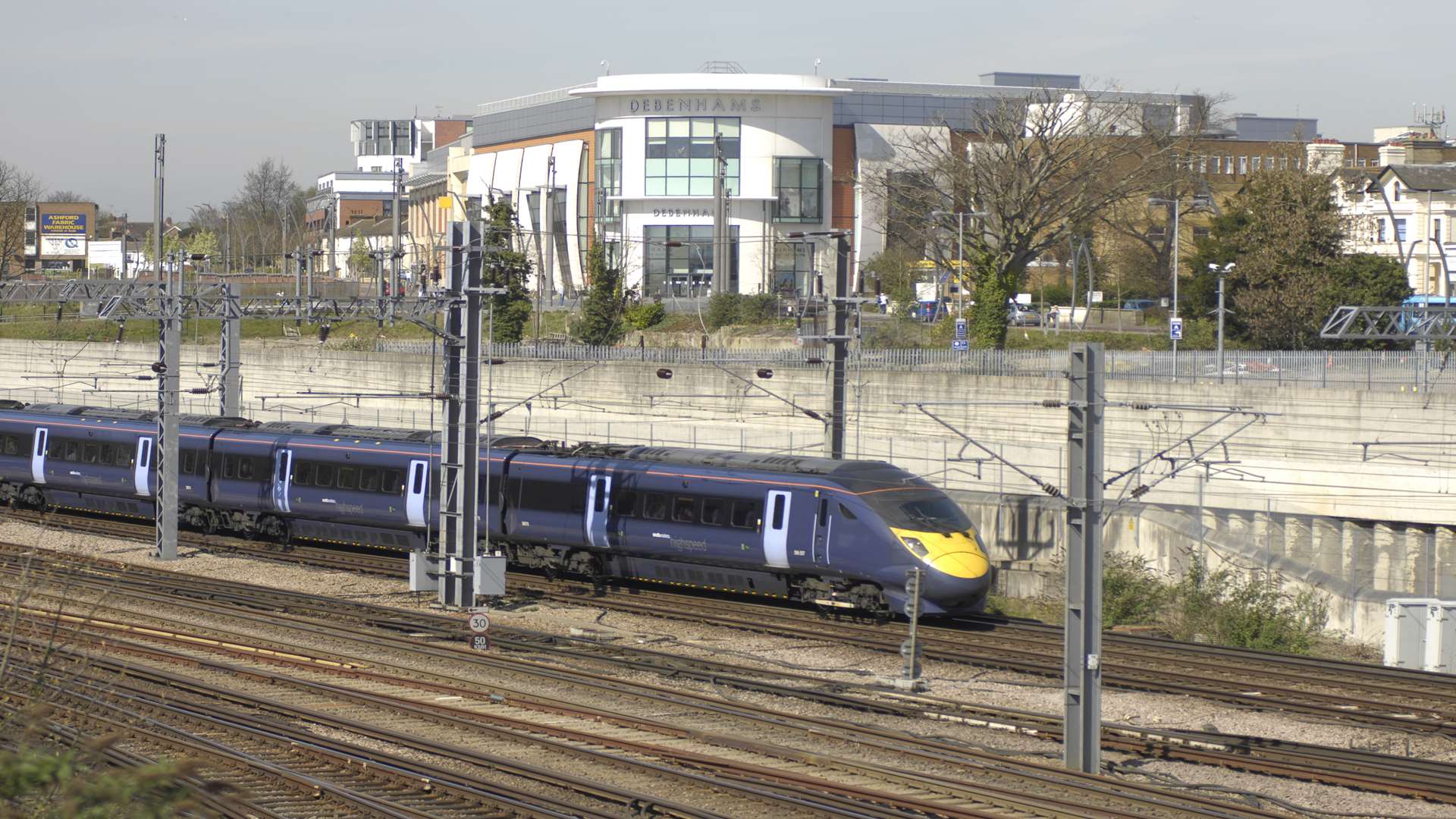 Sir Keith is credited with bringing the high-speed rail link to the town.