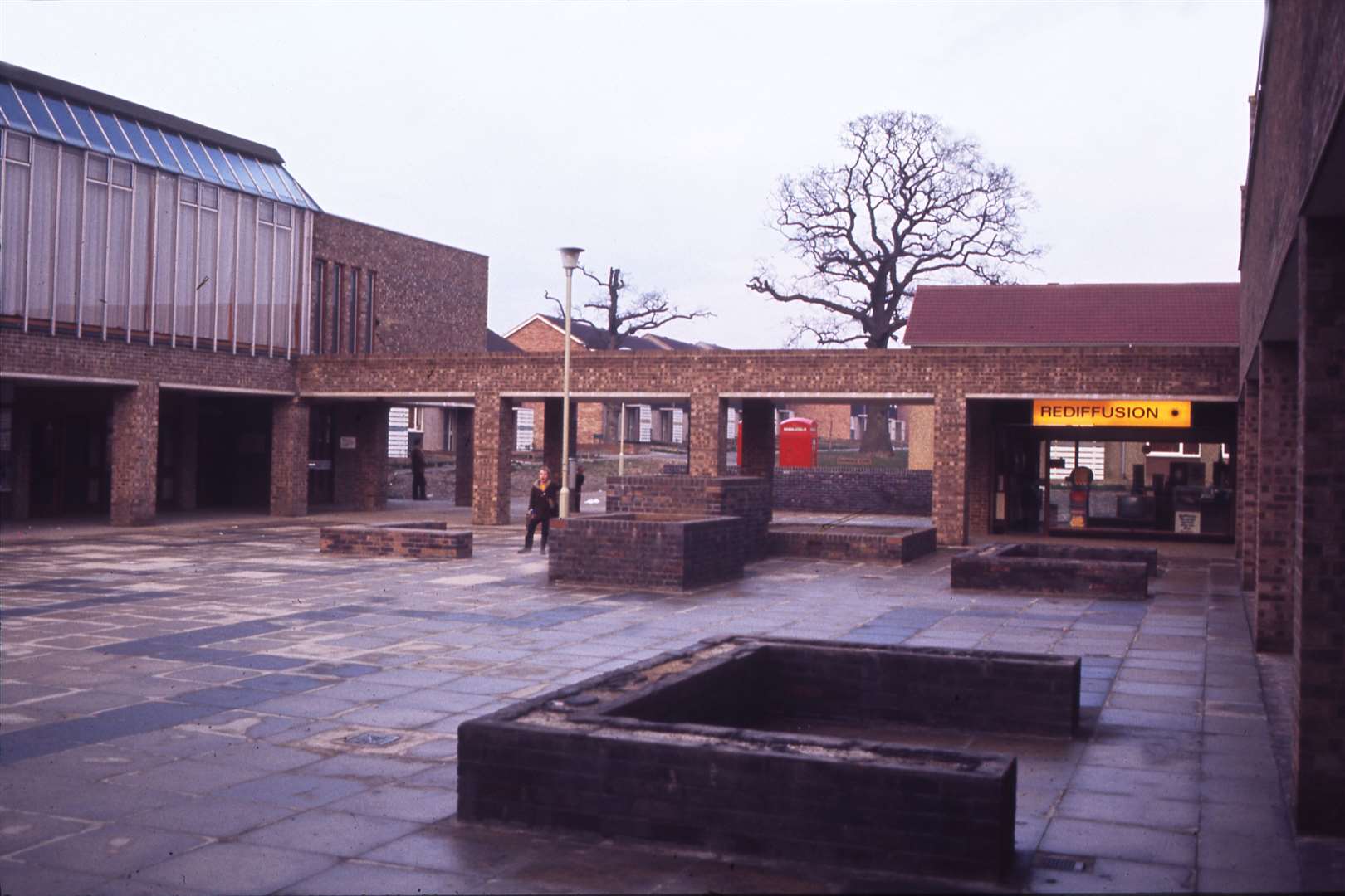 A small shopping centre served as a hub of activity in Stanhope before supermarkets took control of the market. Picture: Steve Salter