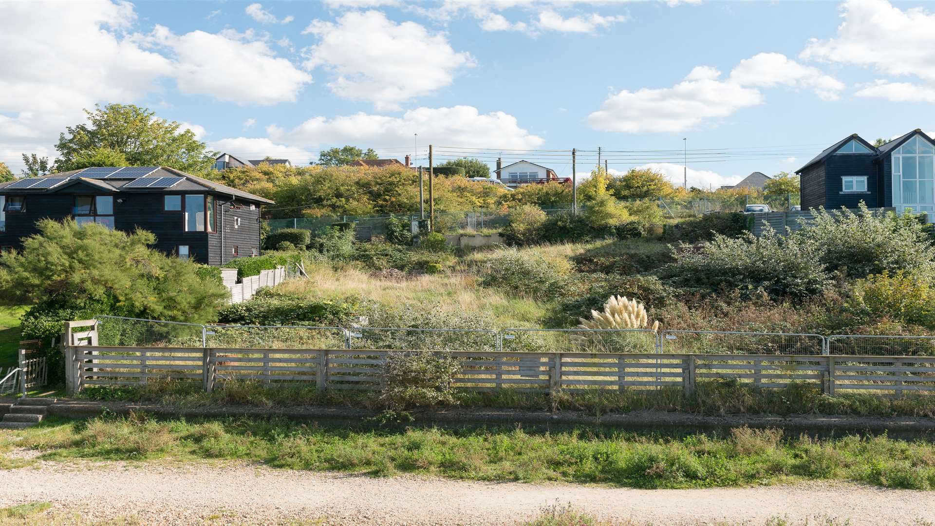 The plot of land backs onto Seasalter beach