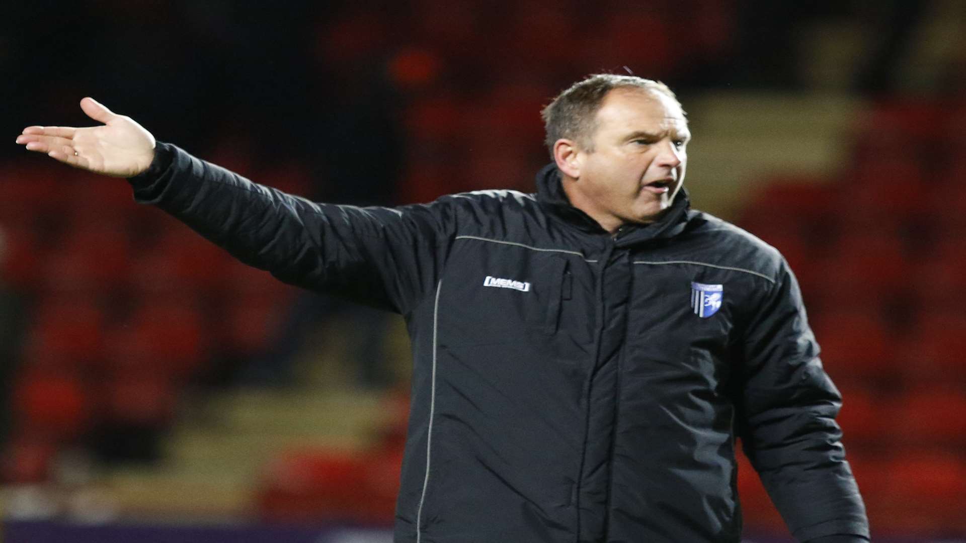 Gills boss Steve Lovell gets his point across Picture: Andy Jones