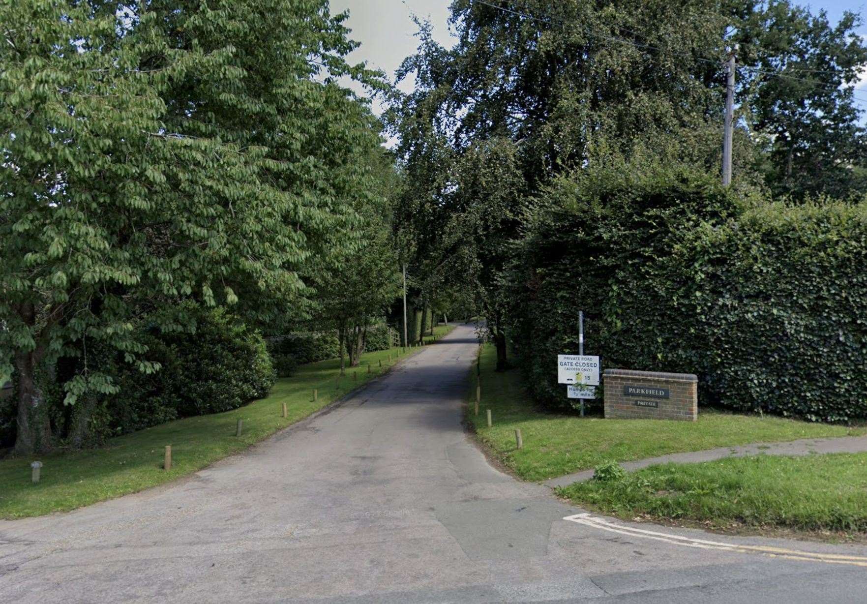 Police were called to a report of a burglary at a house in Parkfield, Sevenoaks. Picture: Google Maps