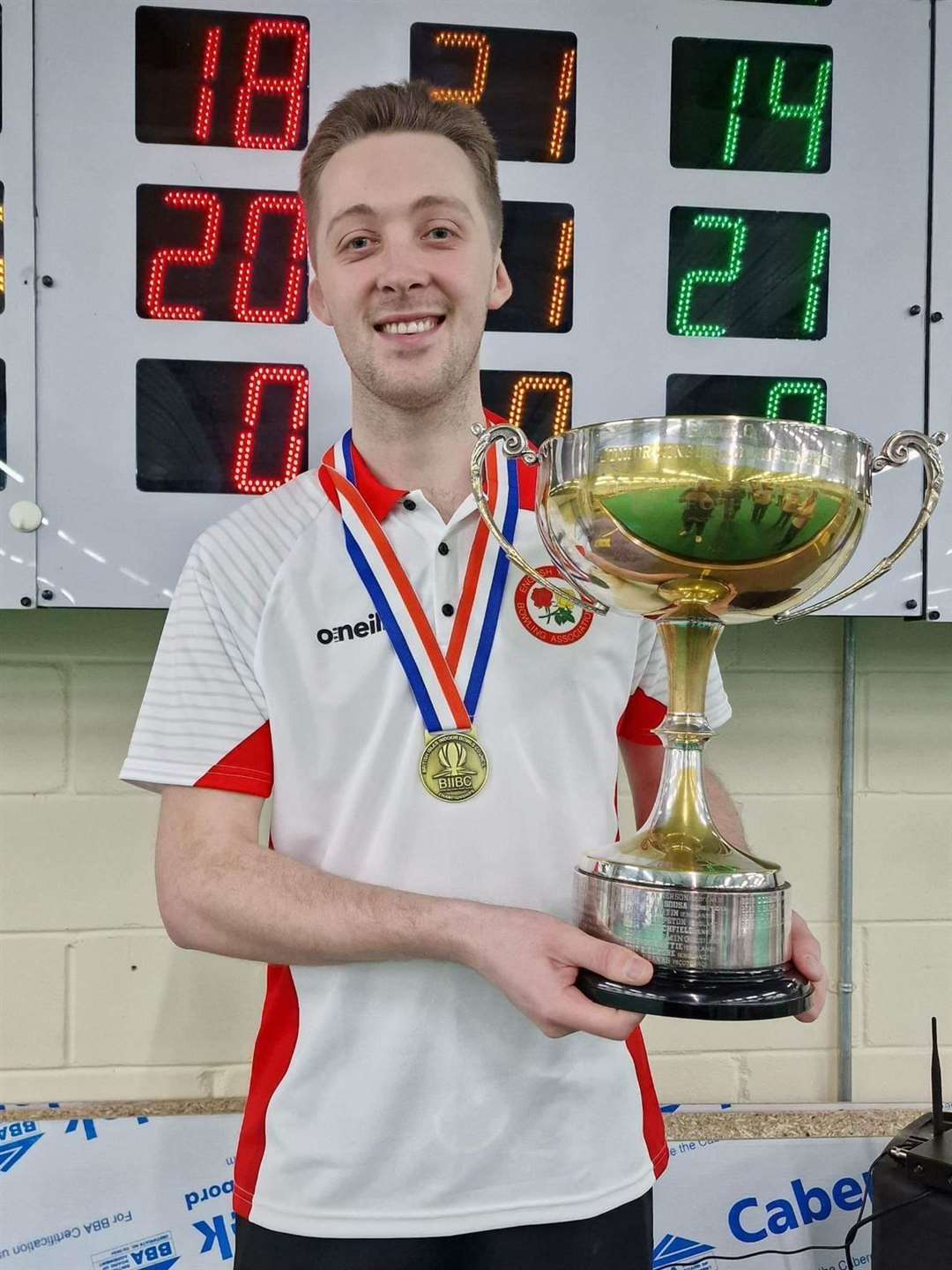 Harry Goodwin, British Isles under-25 singles winner.