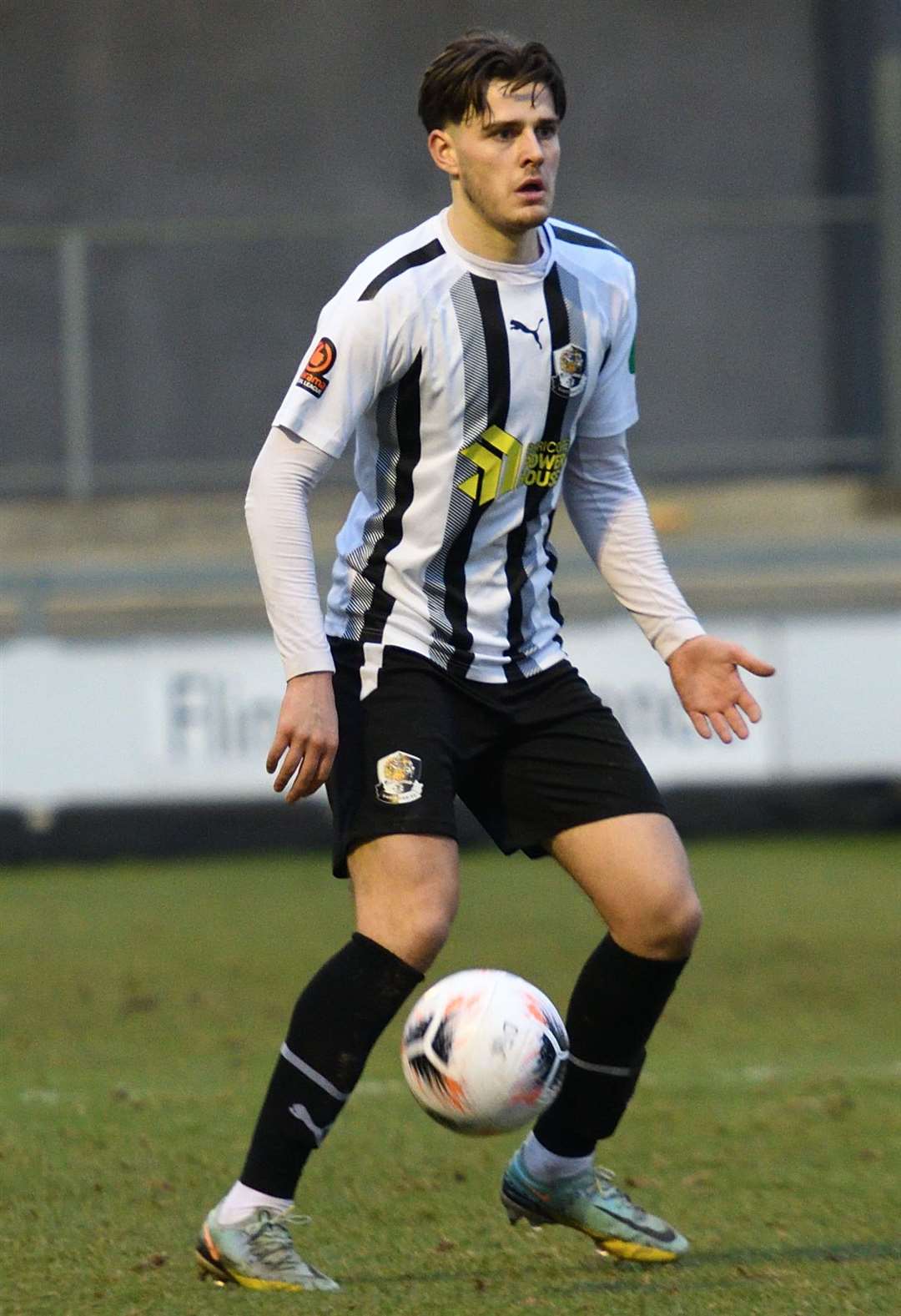 Jack Smith scored Dartford's opener against Chippenham on Saturday - his fourth goal for Alan Dowson's side. Picture: Simon Hildrew