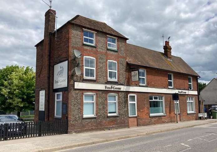 The former Fox and Goose pub in Bapchild, Sittingbourne. Picture: Stonegate