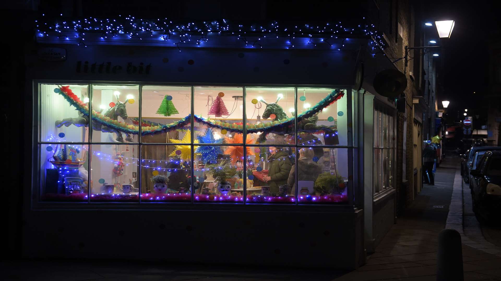 Christmas lights in Margate