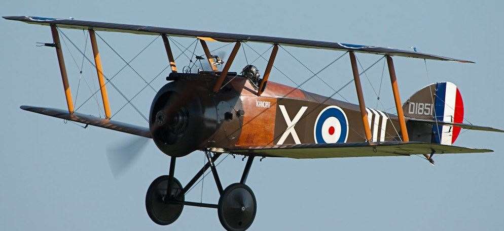 The Sopwith Camel was credited with downing 1,294 enemy aircraft