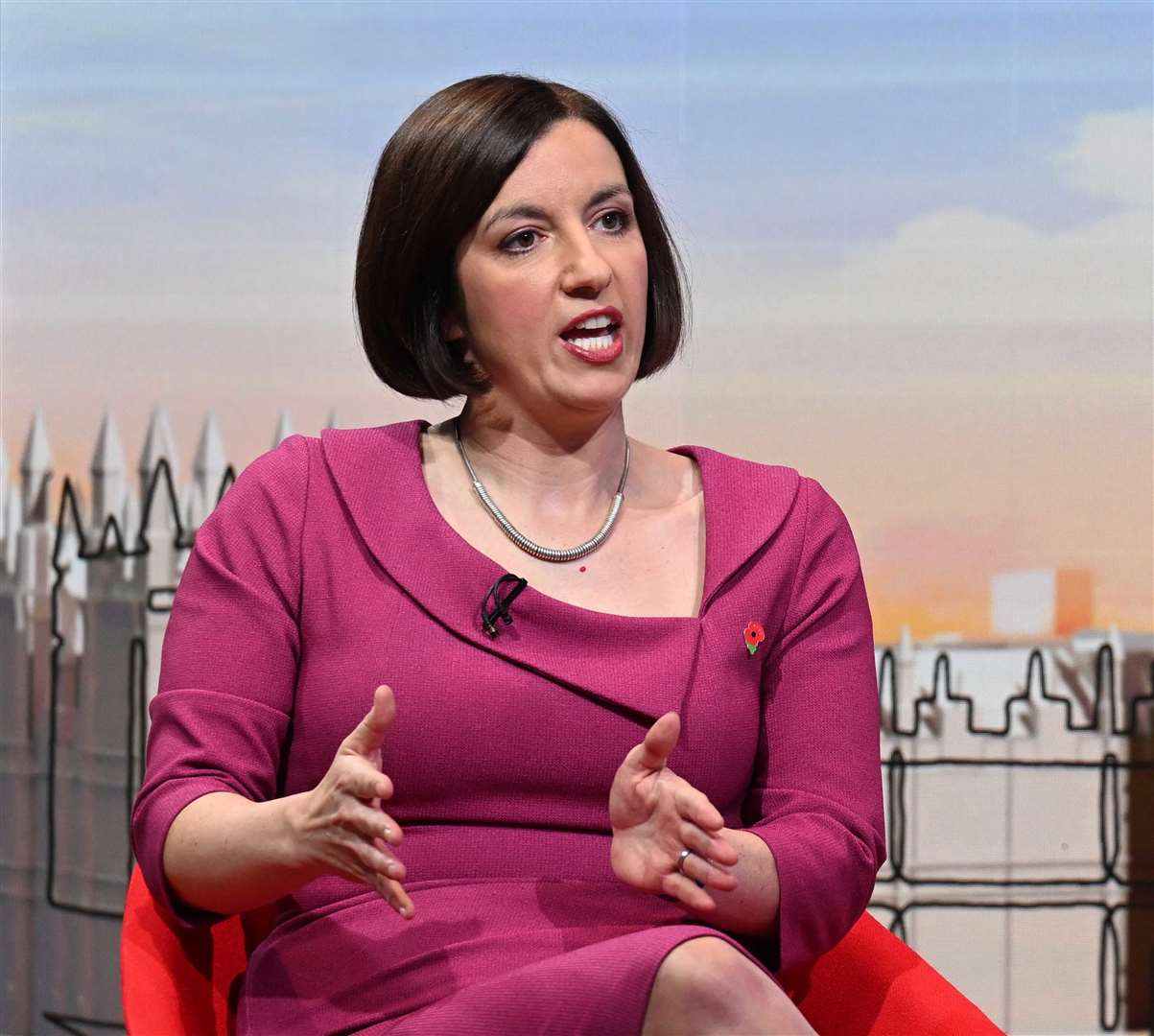 Education Secretary Bridget Phillipson was asked about a potential smacking ban during the Sunday morning media rounds (Jeff Overs/BBC/PA)