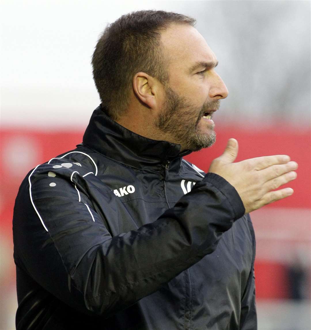 Ebbsfleet United boss Kevin Watson Picture: Sean Aidan