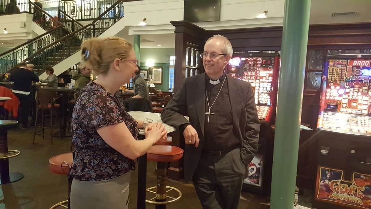 Cherie Aris and Archbishop Justin Welby (1316687)