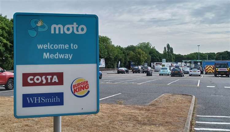 Moto Medway on the M2 near Gillingham