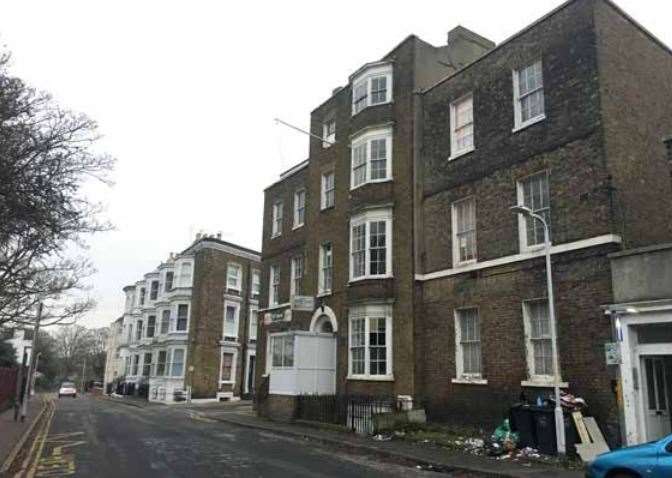 The former British Legion Club building in St John's Road in Margate