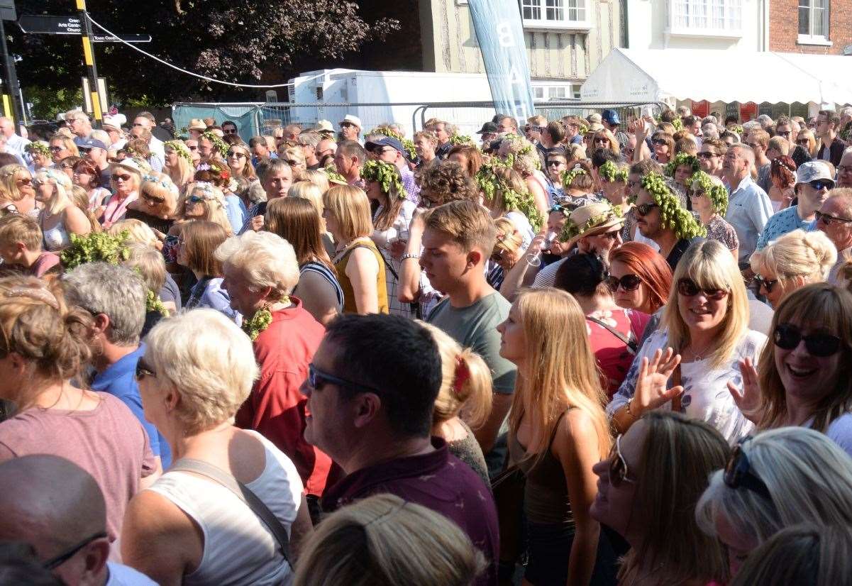 The incident happened during the 35th Faversham Hop Festival. Stock picture