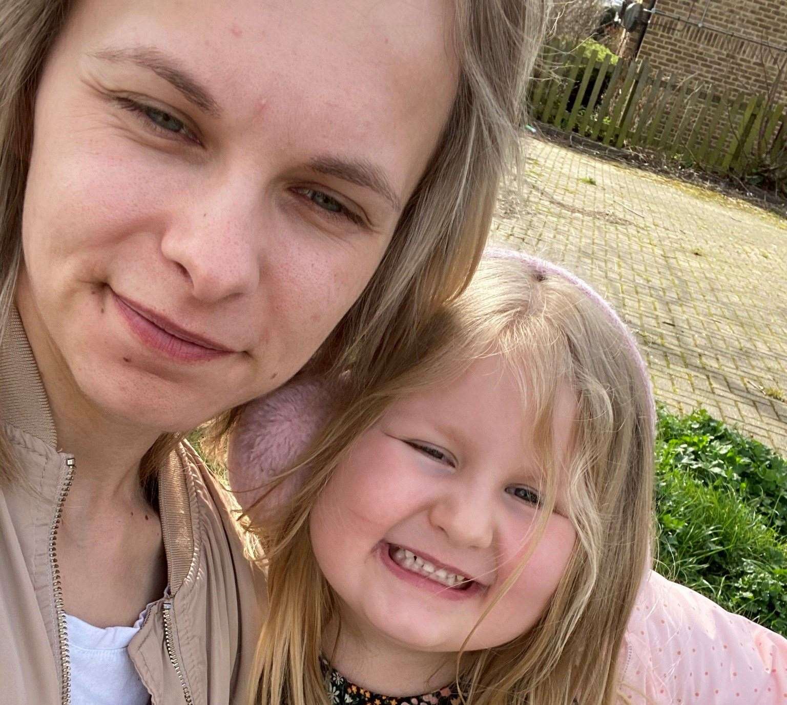 Magdalena Wisniewska, 26, with her daughter Maya Siek