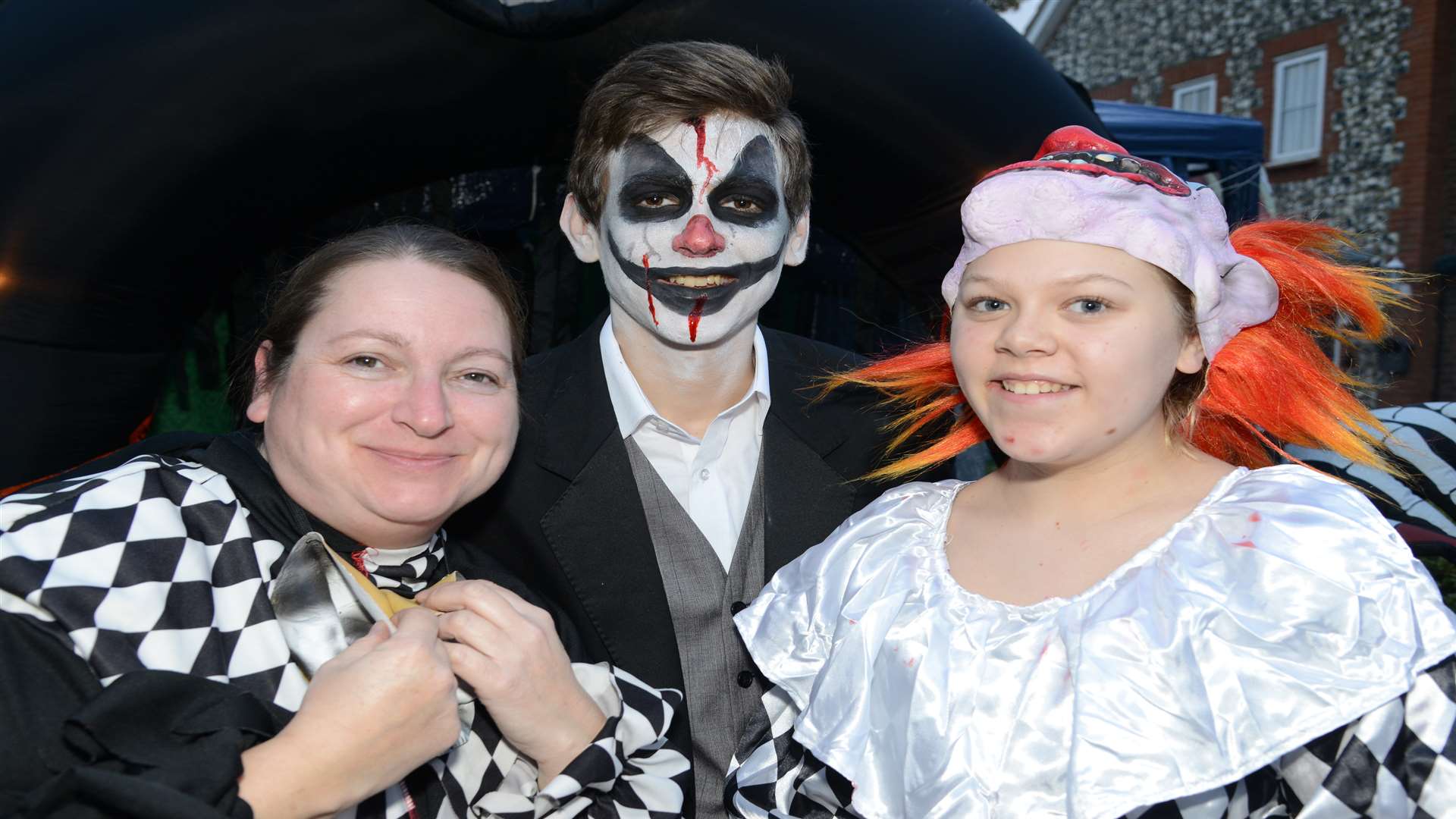 Linda Oussalah with her son Samir and helper Holly Todd