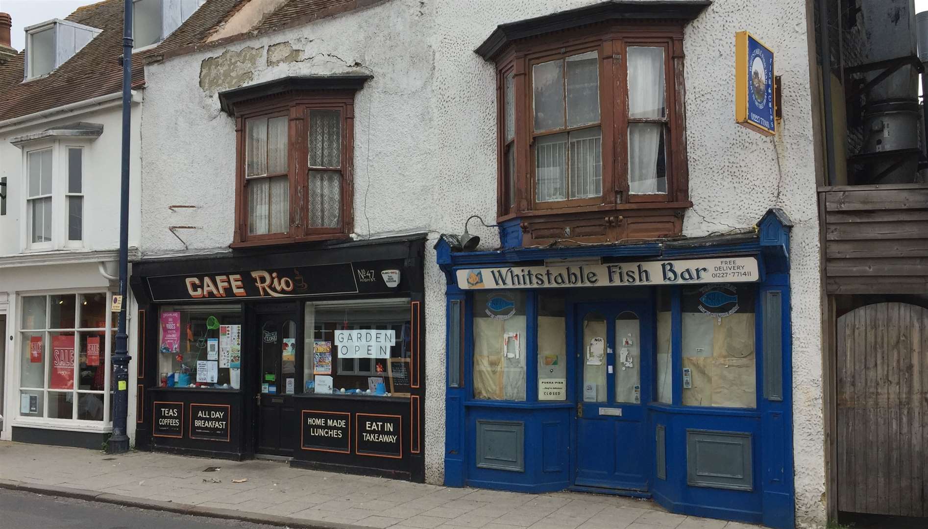 Cafe Rio and the former Whitstable Fish Bar will be merged to create one large restaurant unit