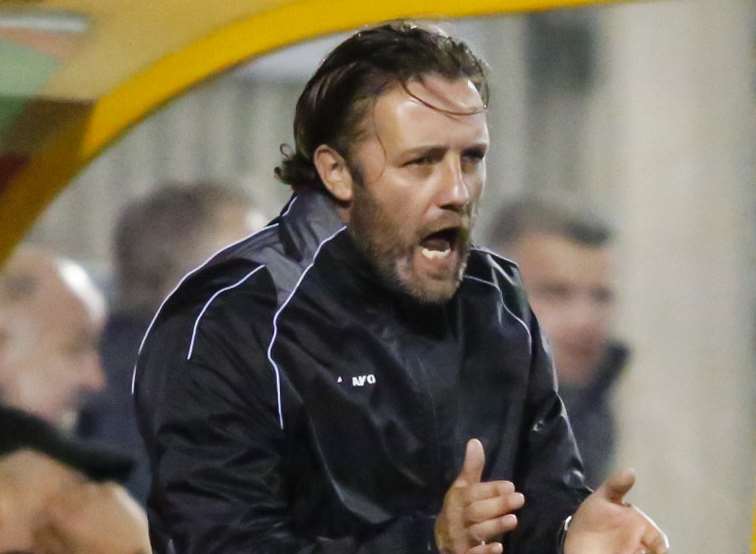 Maidstone boss Jay Saunders Picture: Martin Apps