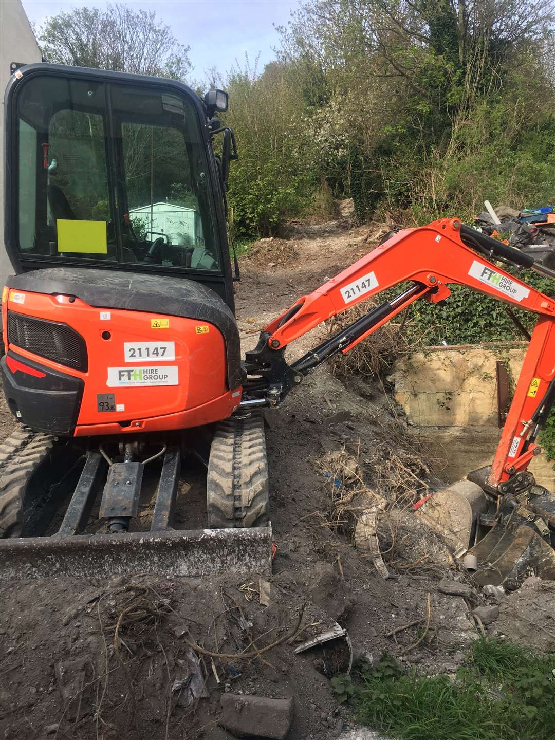 Residents contacted the council and police after concerns about work in Beacon Road, Chatham