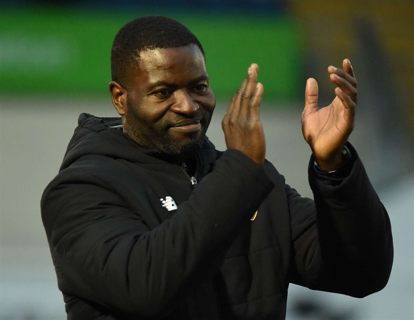 George Elokobi led Maidstone to the FA Trophy Quarter-Finals as caretaker boss. Picture: Steve Terrell