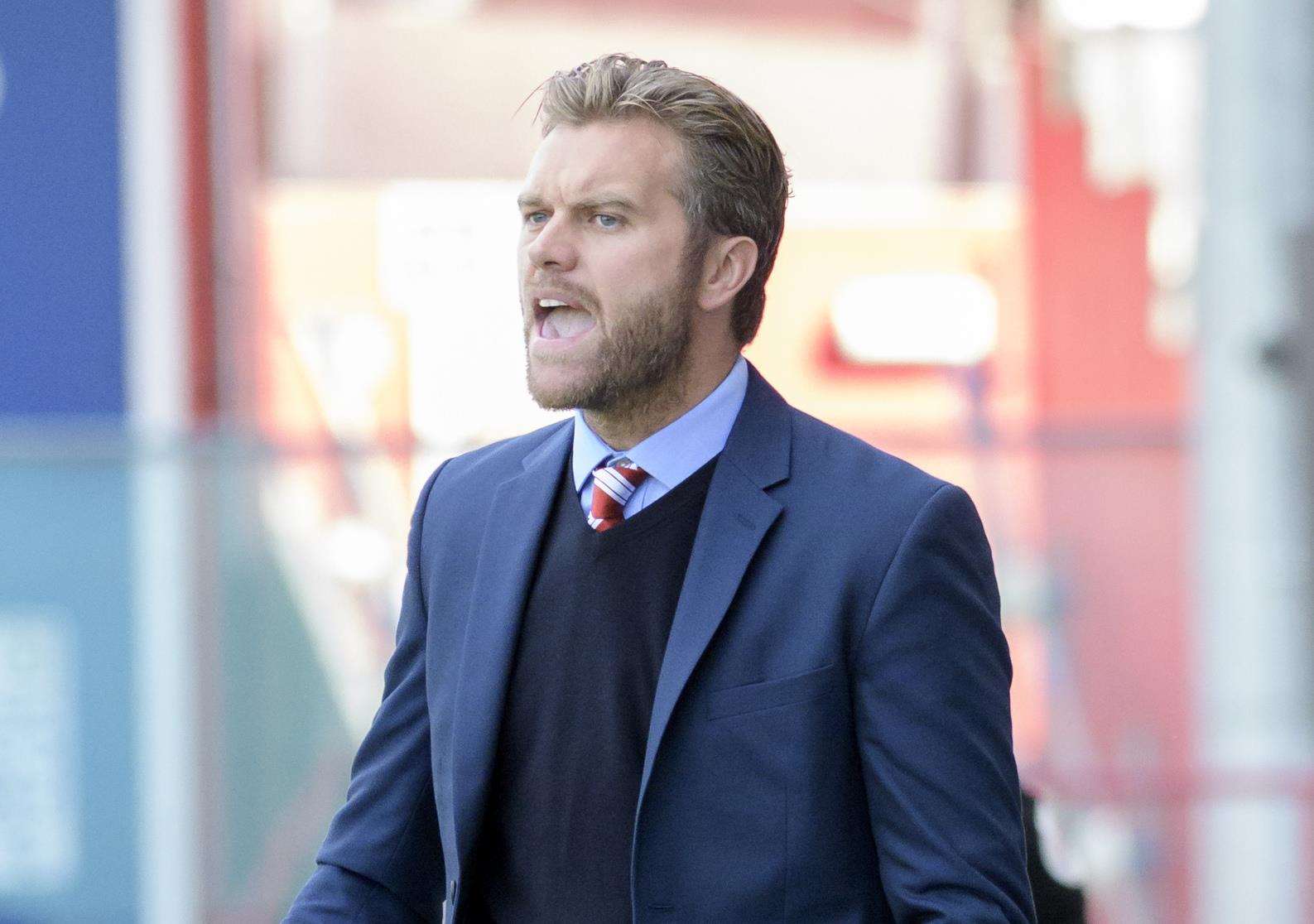 Ebbsfleet manager Daryl McMahon Picture: Andy Payton