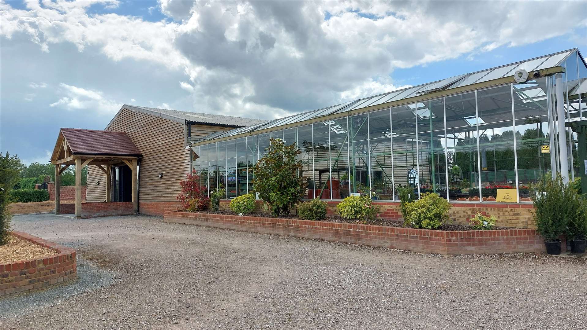 The Potting Shed Cafe in the garden centre’s extension opened in November