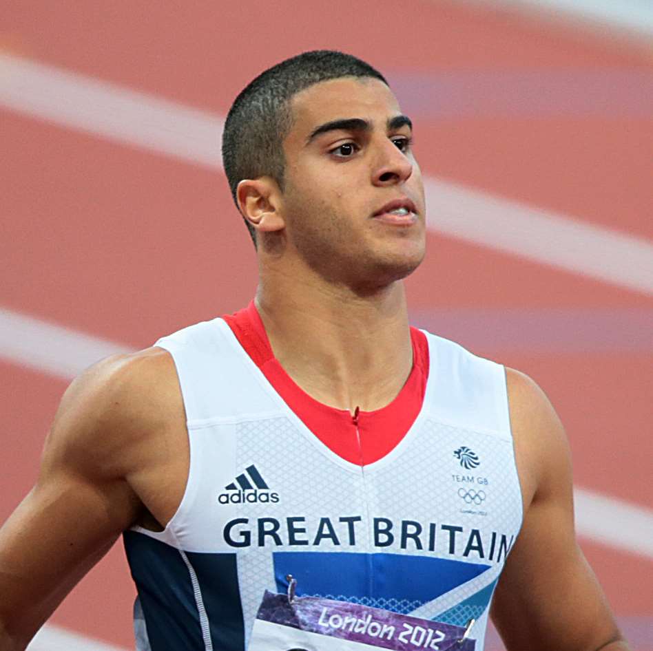 Adam Gemili at the Olympic Stadium, Olympic Park.