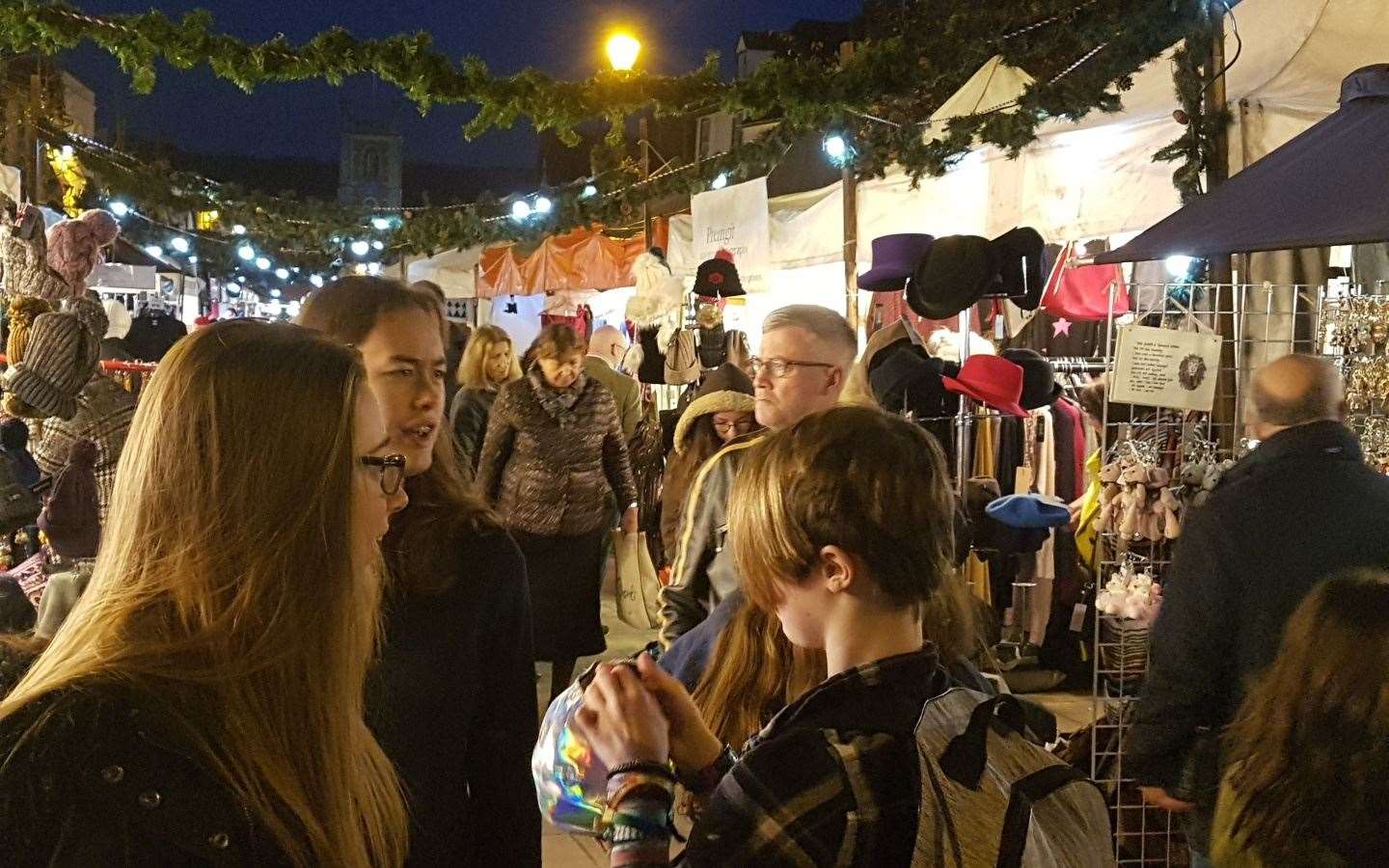 Tenterden’s traditional Christmas market will have plenty of food, drink and gifts over the weekend. Picture: Lightning Transformations