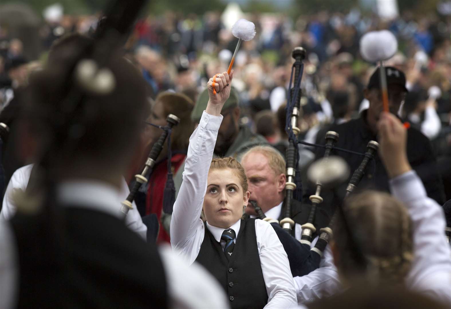 Glasgow first hosted the World Pipe Championships in 1948 (David Cheskin/PA)