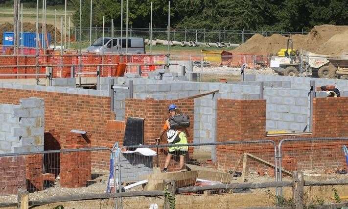 New homes being built. Stock picture