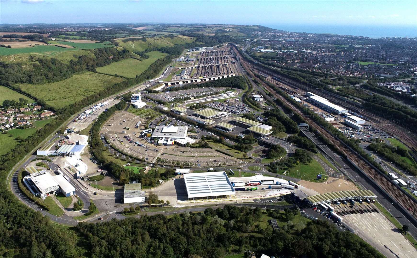 Around £70 million has been invested in improvements to the Eurotunnel terminals in Kent and France. Picture: Getlink