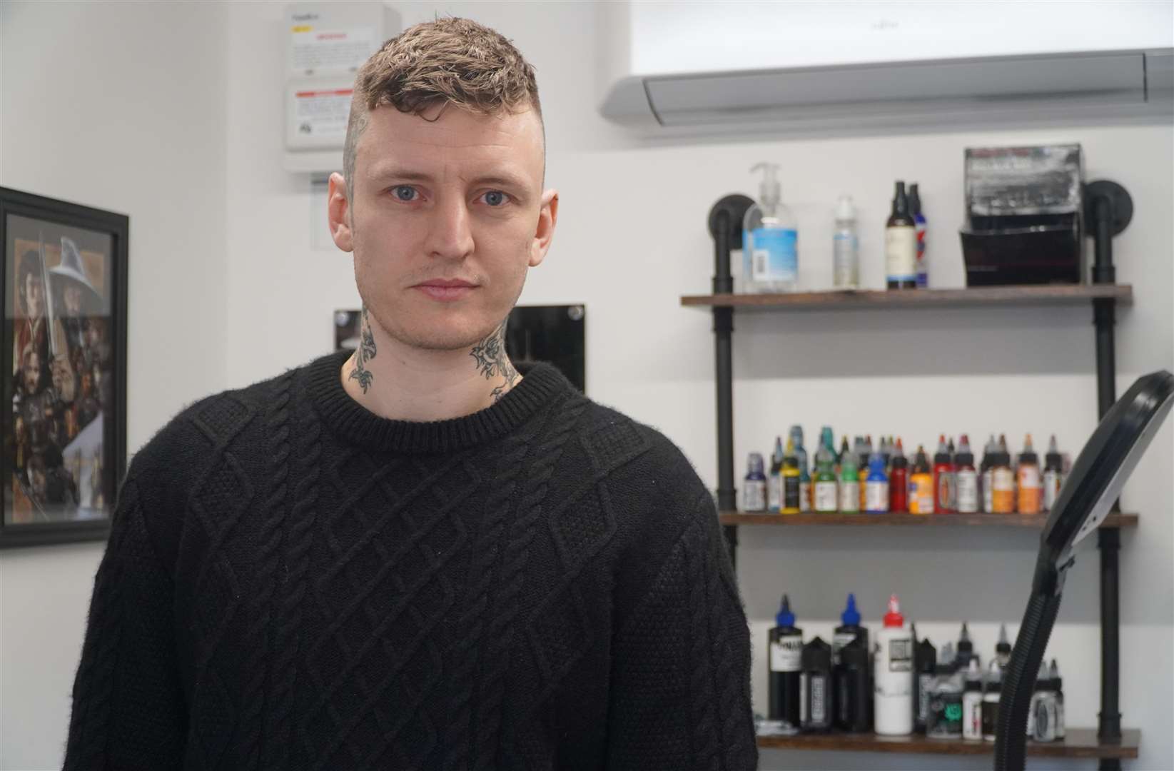 Ollie Nicholls, a tattooist in Box City on the city estate, says customers struggle to find parking spots already and further restrictions may keep them away altogether