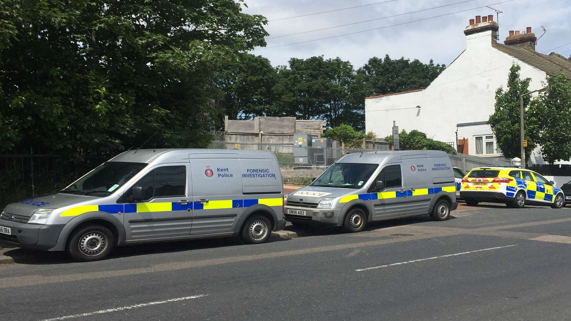 Haig Avenue, Chatham, cordoned off after an assault