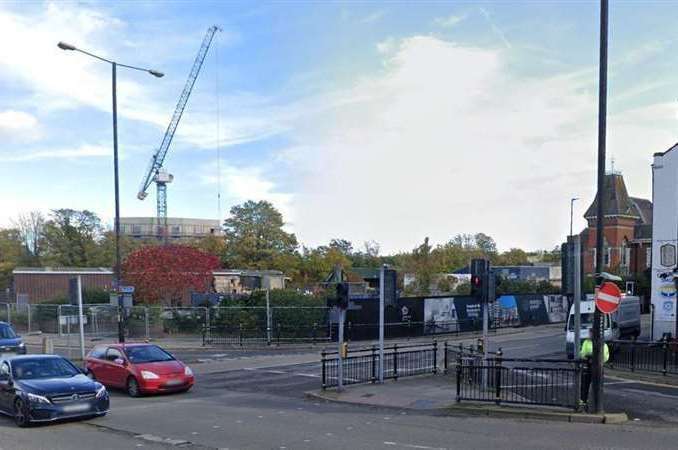 The site on the busy junction in Rochester has remained derelict for decades