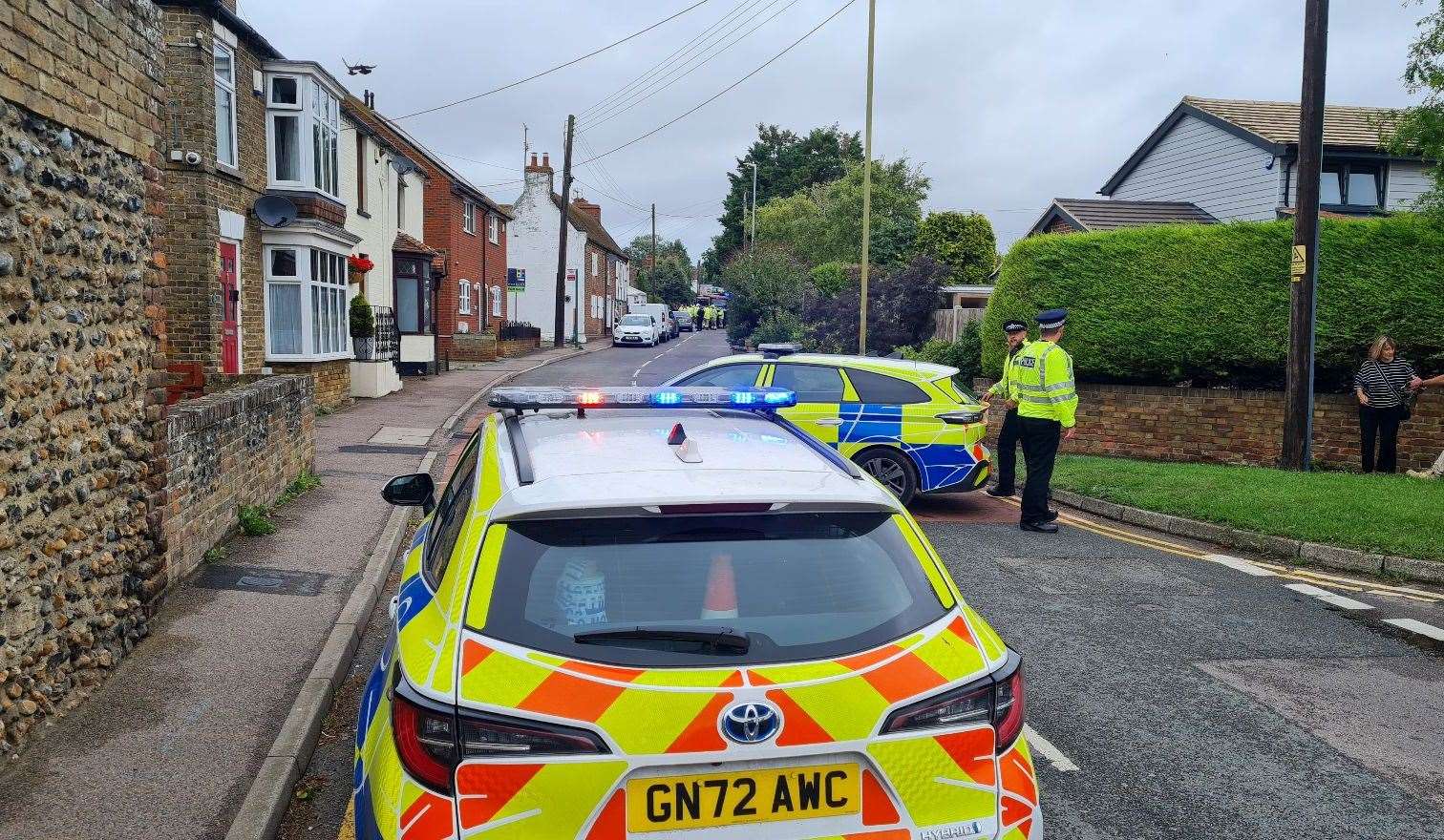 A man had to be cut from his car after a crash on Tothill Street, Minster